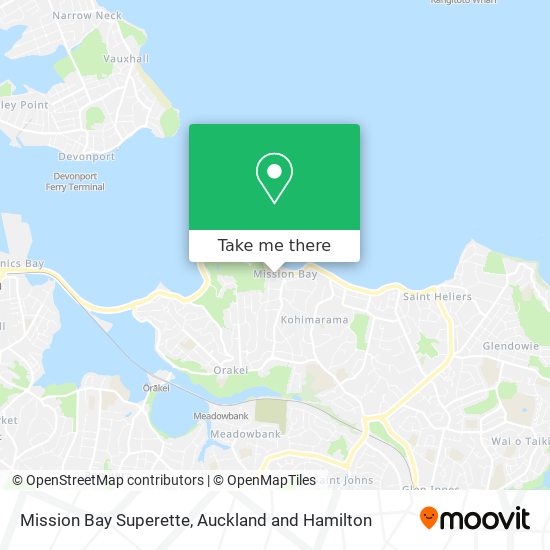 Mission Bay Superette map