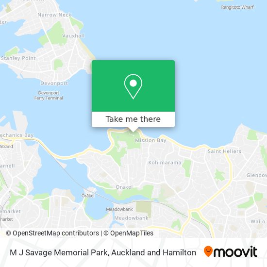 M J Savage Memorial Park map