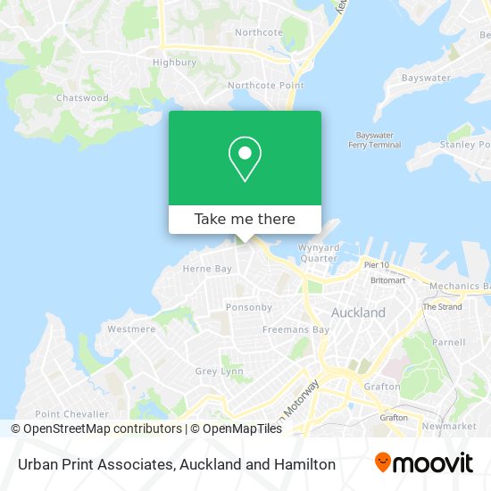 Urban Print Associates map