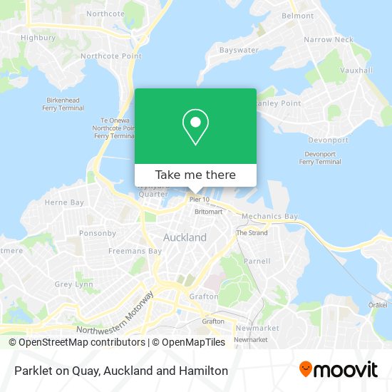 Parklet on Quay map