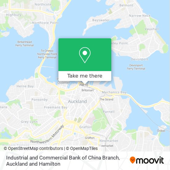 Industrial and Commercial Bank of China Branch map