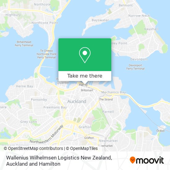 Wallenius Wilhelmsen Logistics New Zealand地图