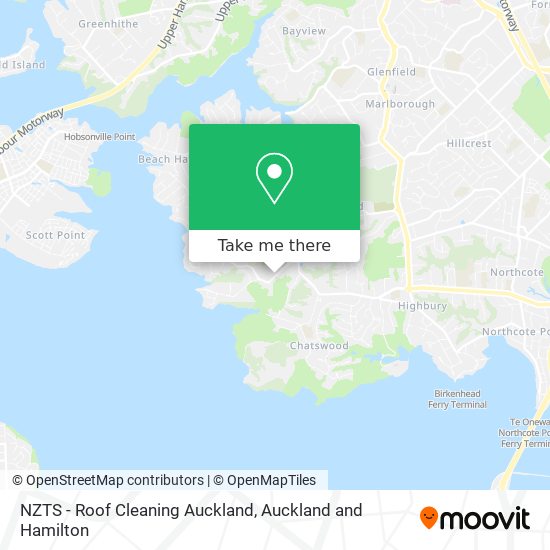 NZTS - Roof Cleaning Auckland map