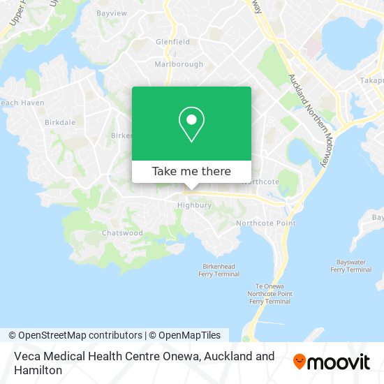 Veca Medical Health Centre Onewa map