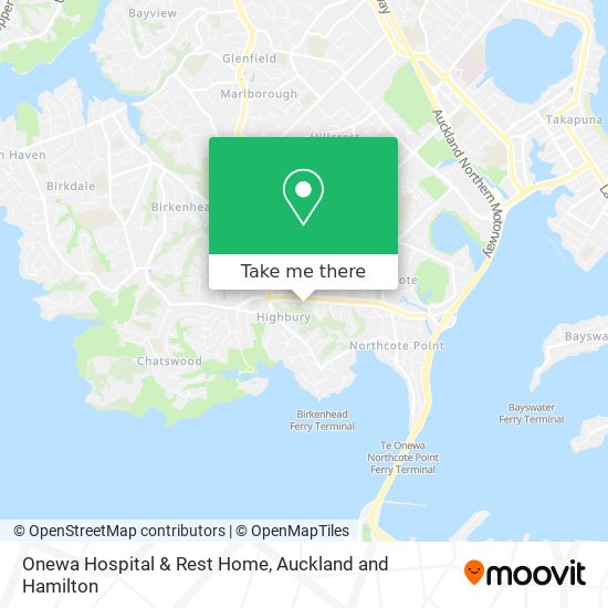 Onewa Hospital & Rest Home map