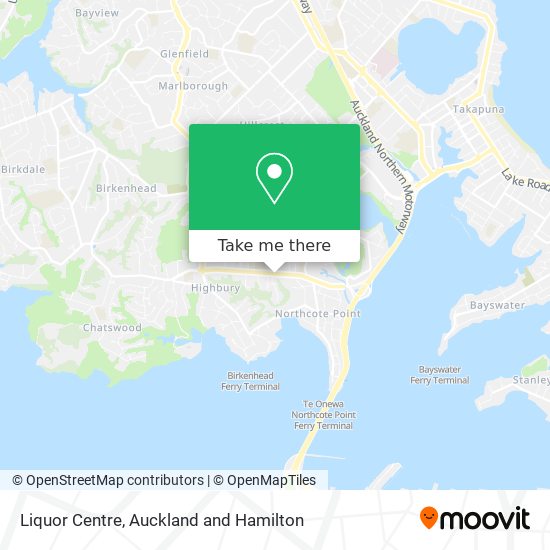 Liquor Centre map