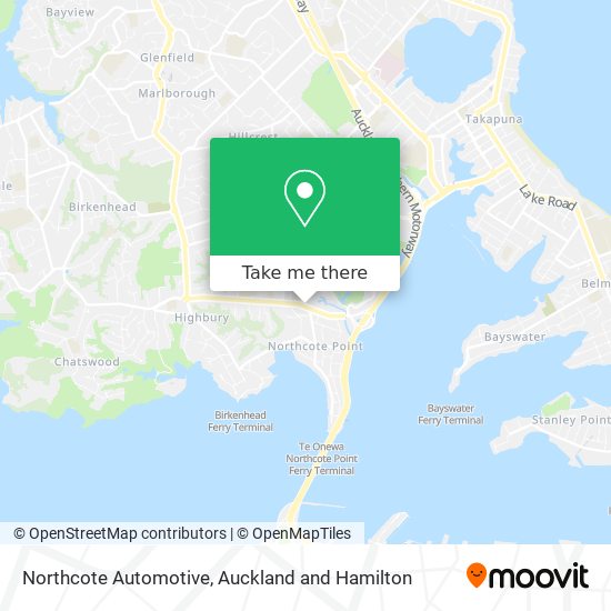 Northcote Automotive map