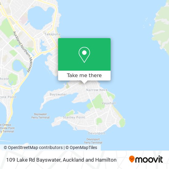109 Lake Rd Bayswater map