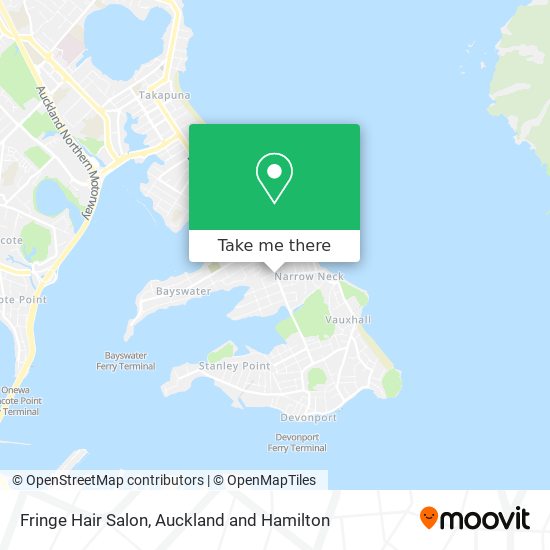 How to get to Fringe Hair Salon in Narrow Neck by Bus, Train or Ferry?