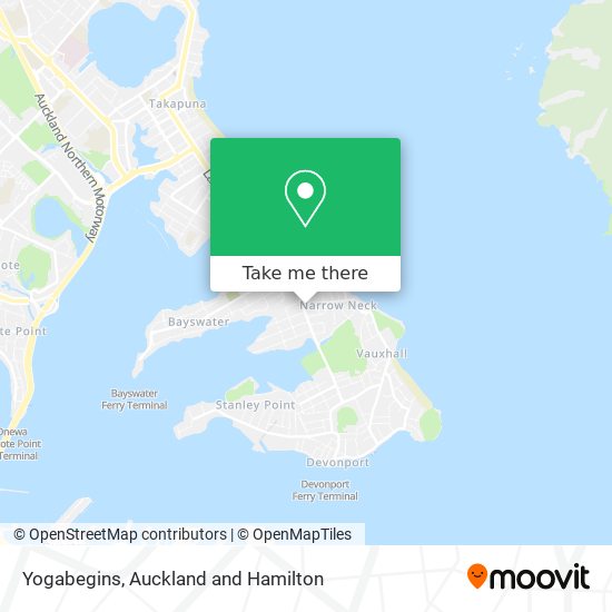 Yogabegins map
