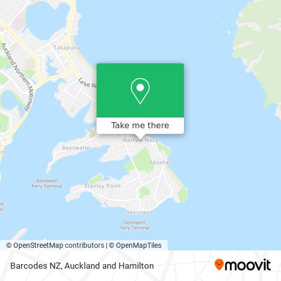 Barcodes NZ map