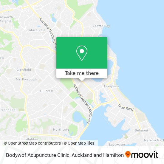Bodywof Acupuncture Clinic map