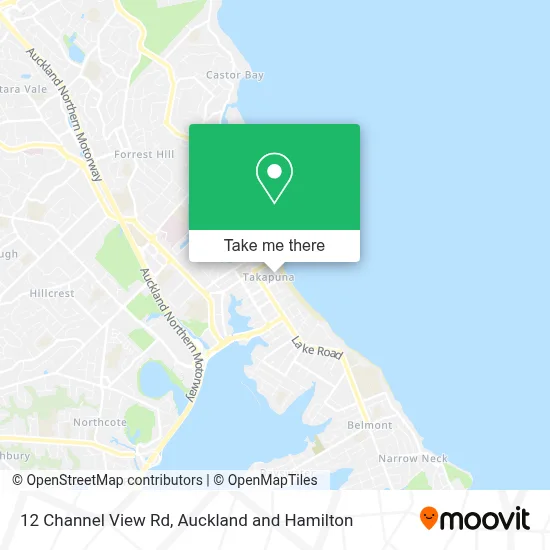 12 Channel View Rd map