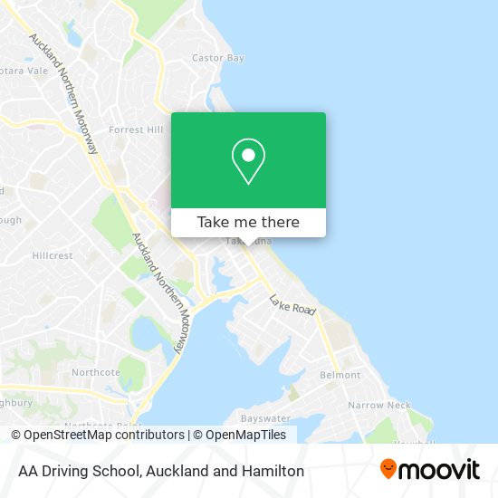 AA Driving School map