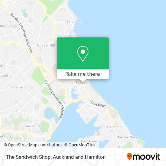 The Sandwich Shop地图