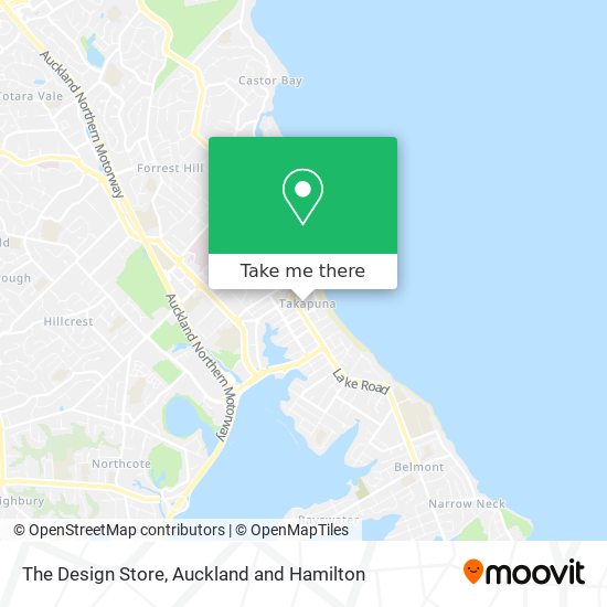 The Design Store map