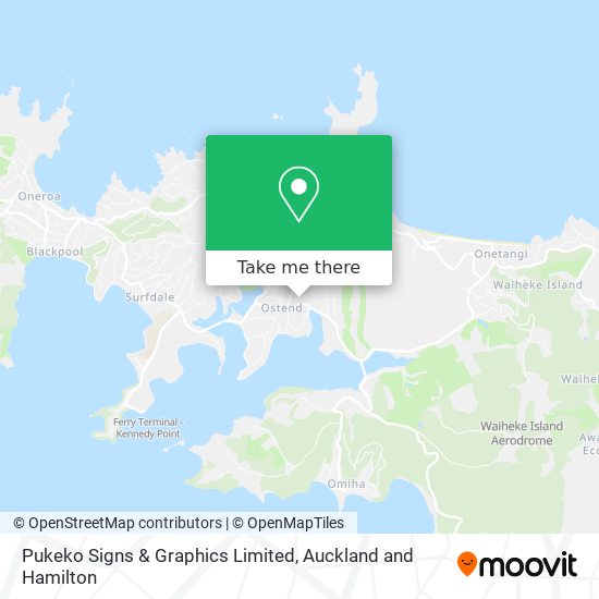 Pukeko Signs & Graphics Limited map