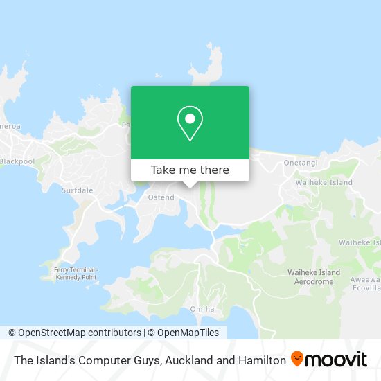 The Island's Computer Guys map