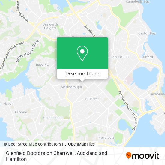 Glenfield Doctors on Chartwell地图