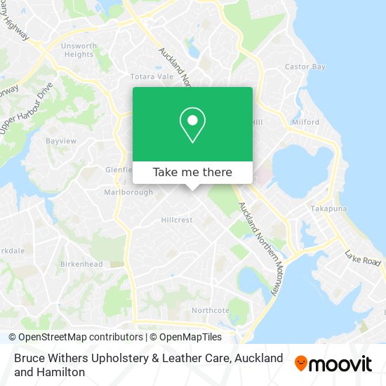 Bruce Withers Upholstery & Leather Care map