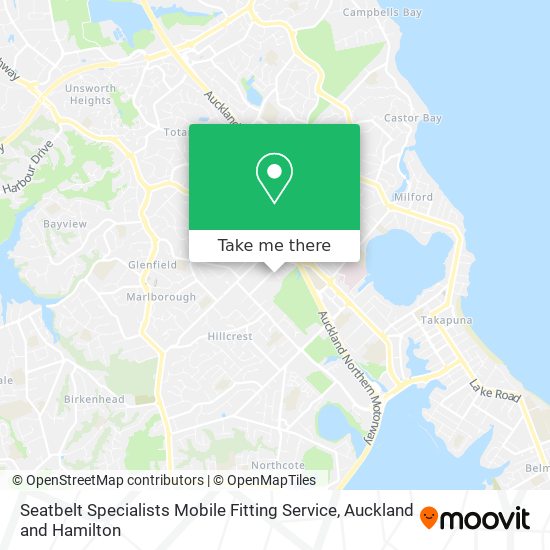 Seatbelt Specialists Mobile Fitting Service map