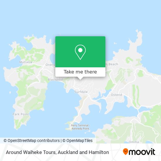 Around Waiheke Tours地图