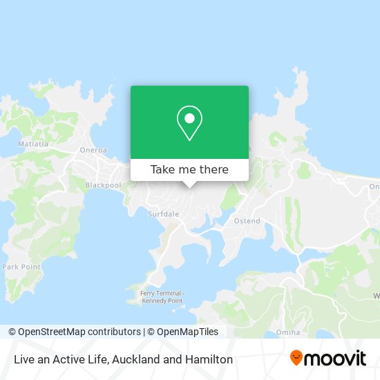 Live an Active Life map