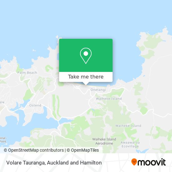 Volare Tauranga map