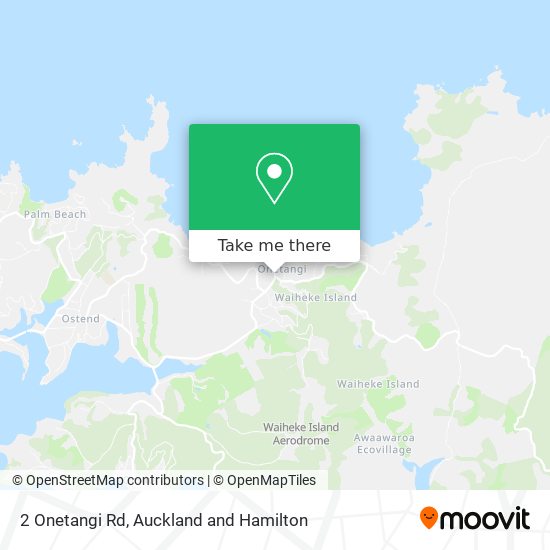 2 Onetangi Rd map