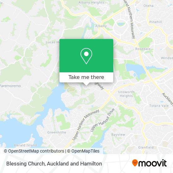 Blessing Church map