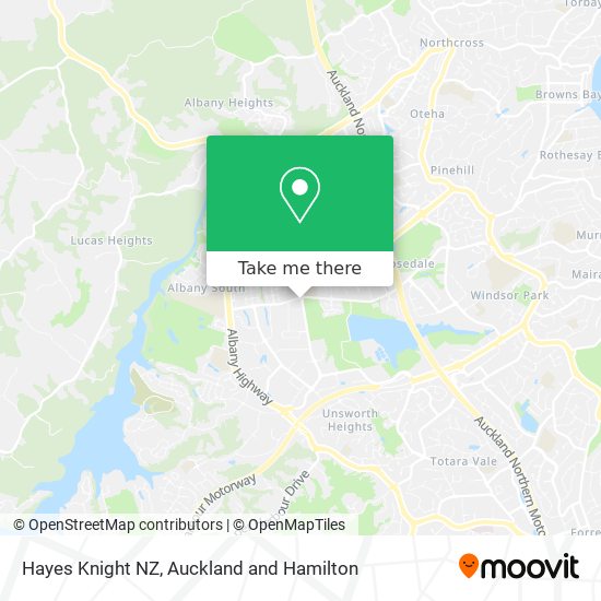 Hayes Knight NZ map