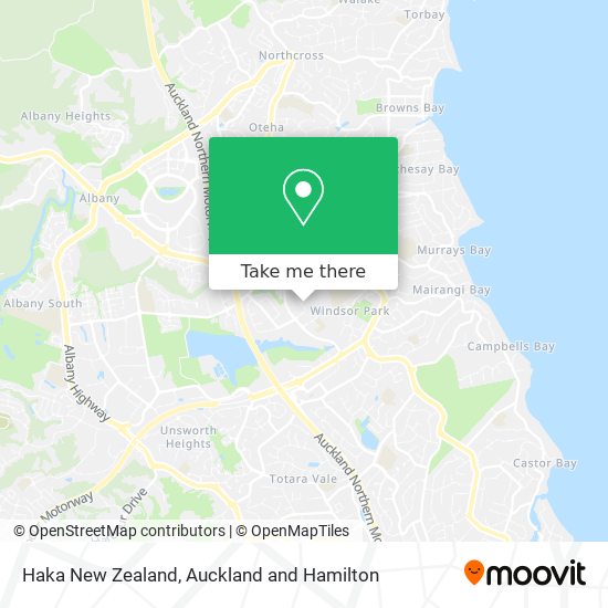 Haka New Zealand map