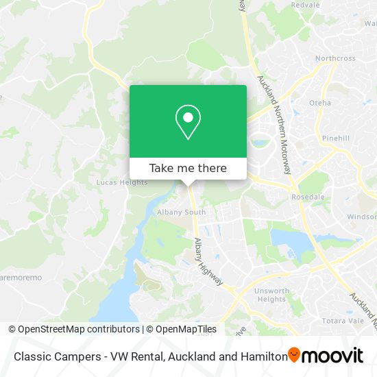 Classic Campers - VW Rental map