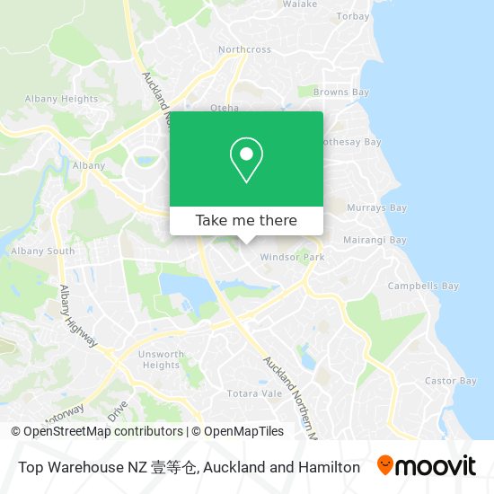 Top Warehouse NZ 壹等仓 map
