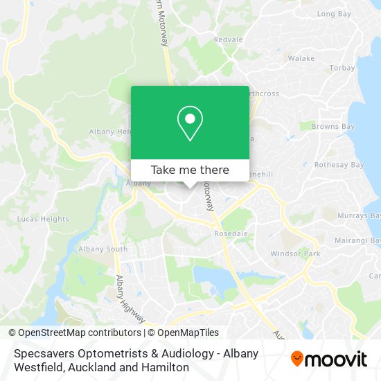 Specsavers Optometrists & Audiology - Albany Westfield地图