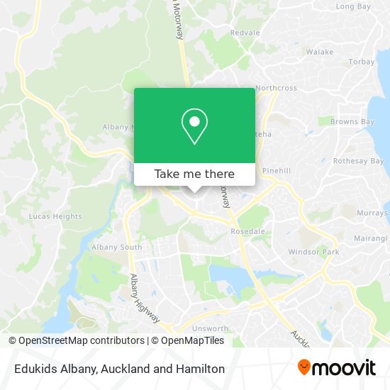 Edukids Albany map