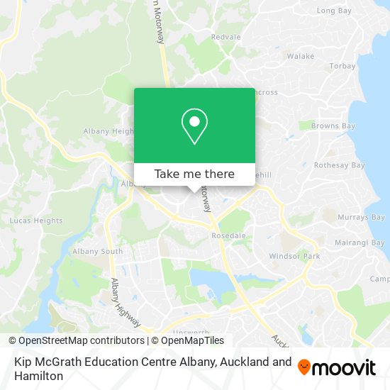 Kip McGrath Education Centre Albany map