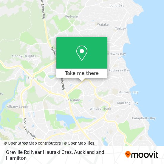Greville Rd Near Hauraki Cres map