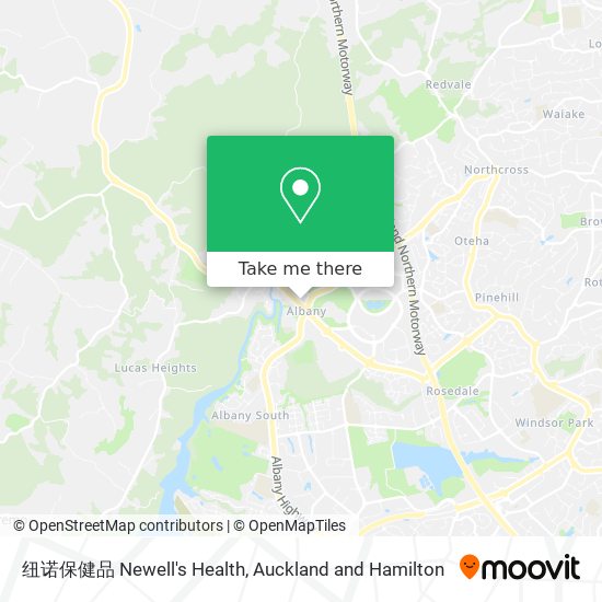 纽诺保健品 Newell's Health地图