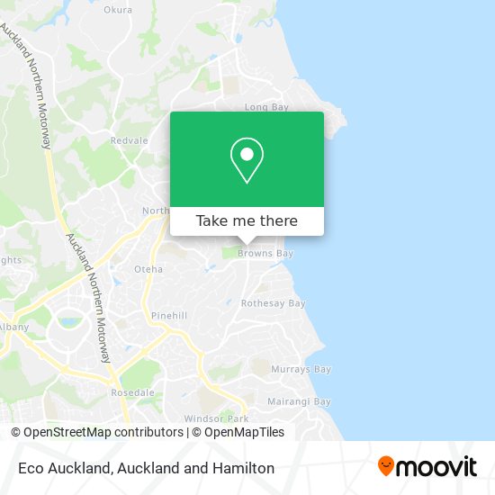Eco Auckland map