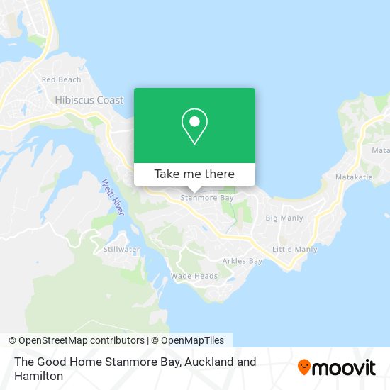The Good Home Stanmore Bay map