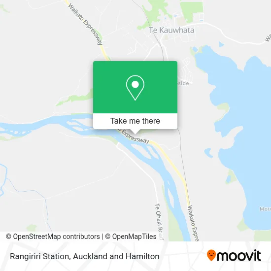 Rangiriri Station map