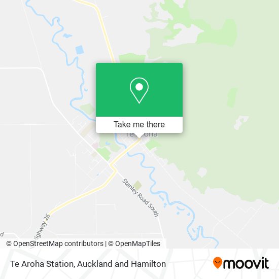 Te Aroha Station map