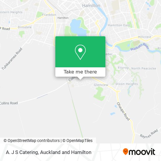 A. J S Catering map