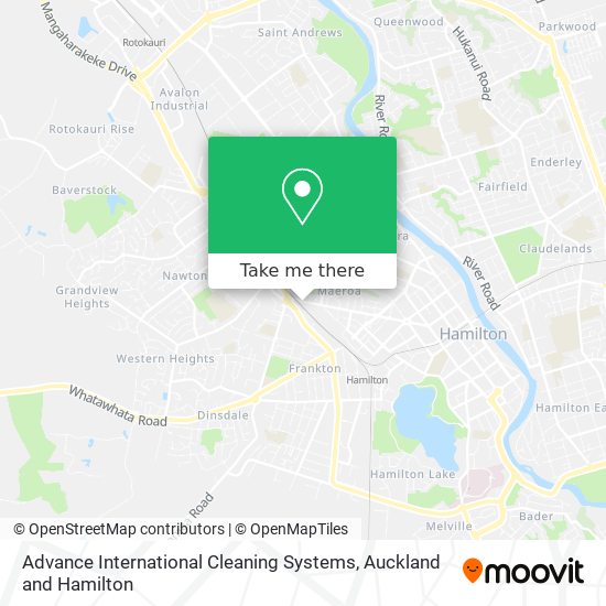 Advance International Cleaning Systems map