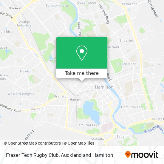 Fraser Tech Rugby Club map