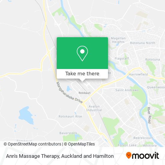 Ann's Massage Therapy map