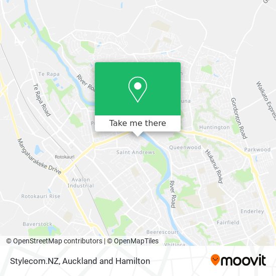 Stylecom.NZ map