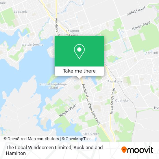 The Local Windscreen Limited map