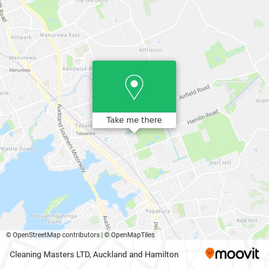 Cleaning Masters LTD map